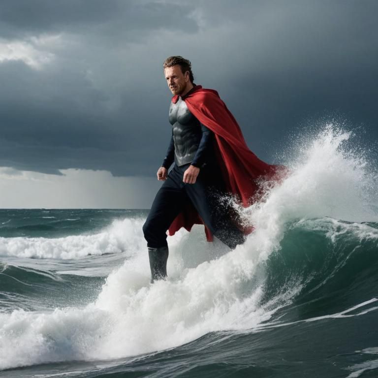 Caped Surfer