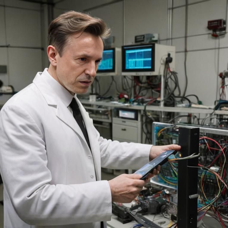 Tesla lab researcher