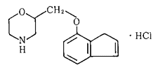 indeloxazine hydrocholoride